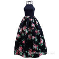 Donne Donne Floral Stampato Maxi Abito A-Line